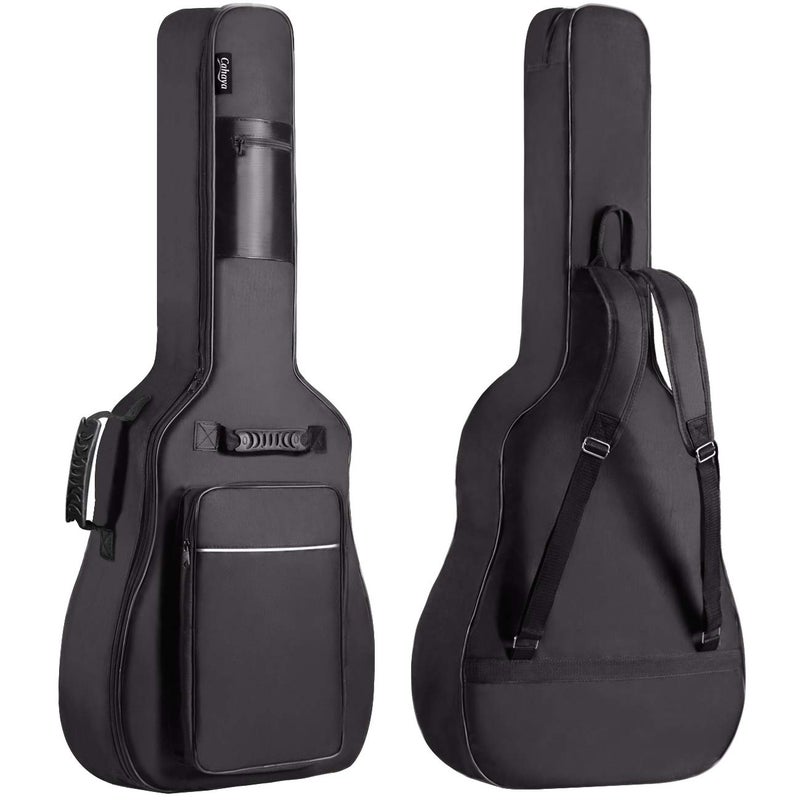 CAHAYA Guitar Bag Upgraded Premium Version for 40 41 42 Inch Acoustic Guitar Gig Bag 0.5in Thick Sponge Overly Padded Water Resistent Guitar Case Soft Guitar Backpack Case - Image 1